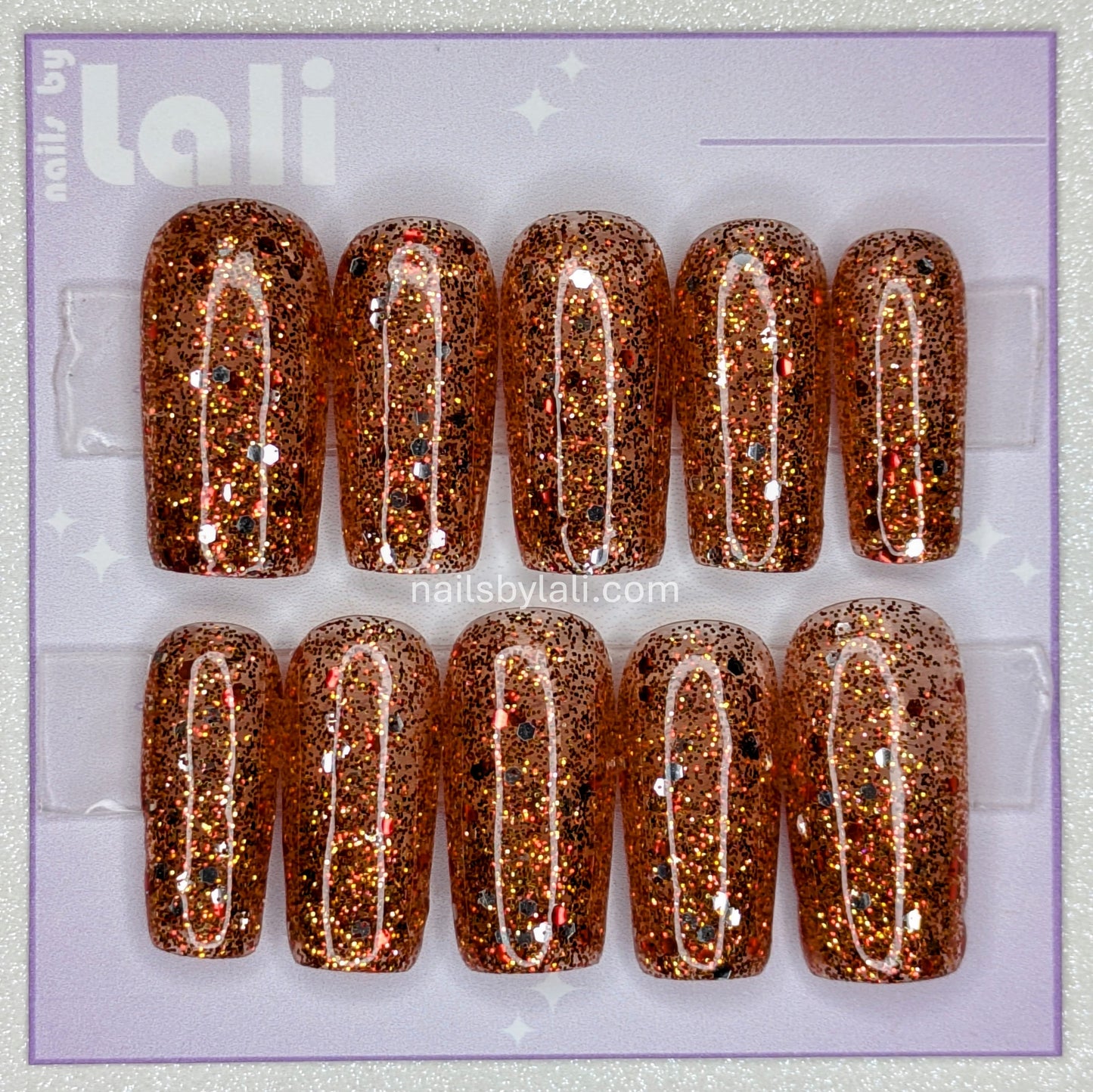 Small Square Medium Glitter Set