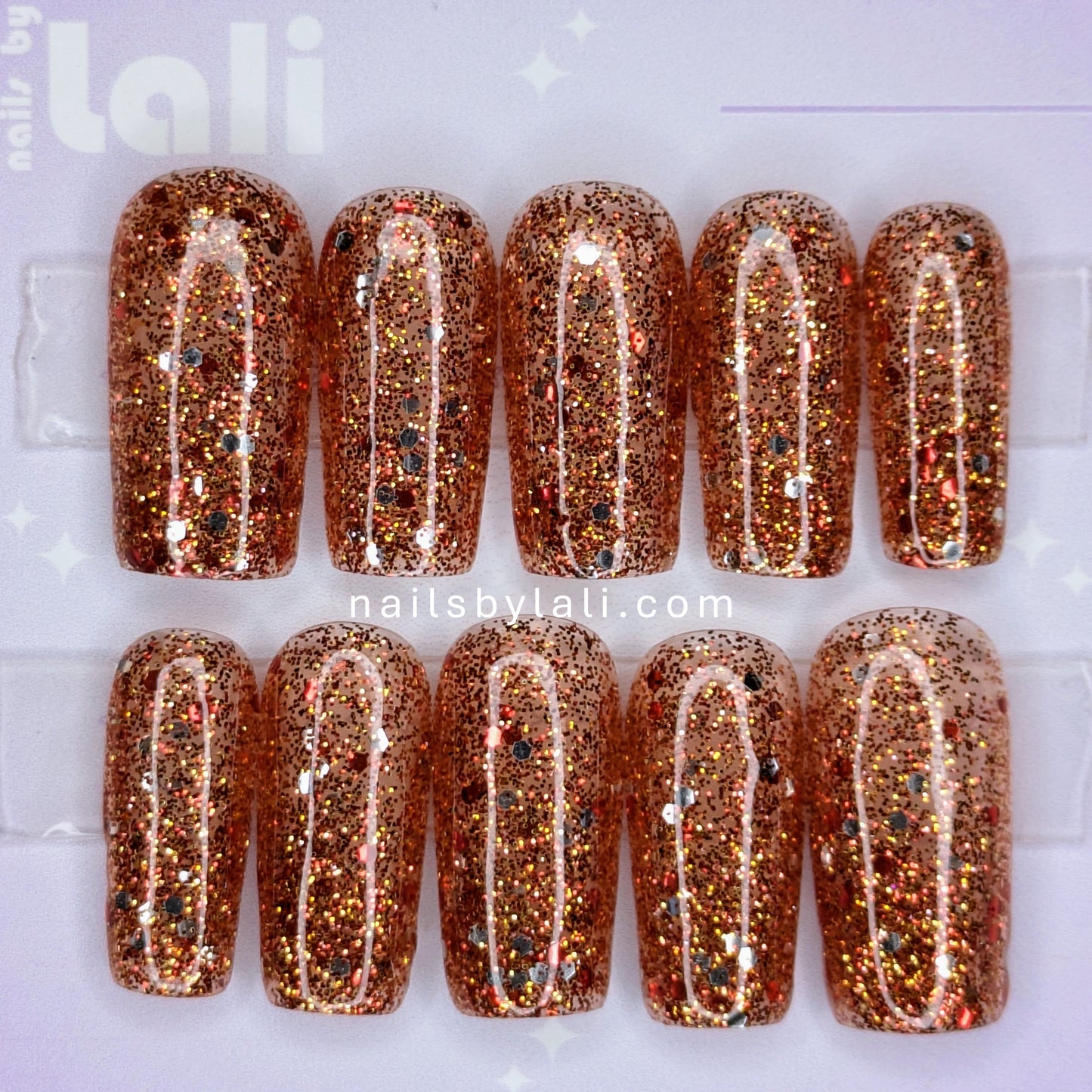 Small Square Medium Glitter Set
