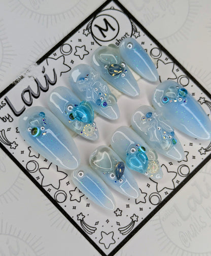 Light Blue Aura Charmed Set