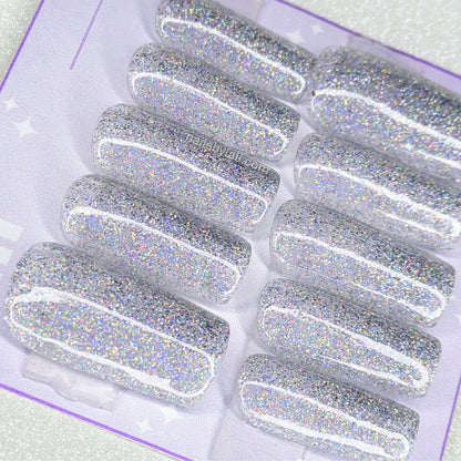 Large Square Medium Holographic Glitter Set