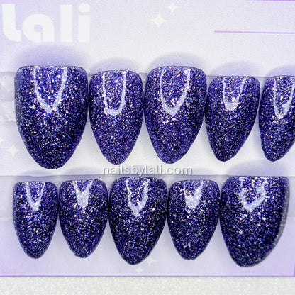 Large Stiletto Short Glitter Set