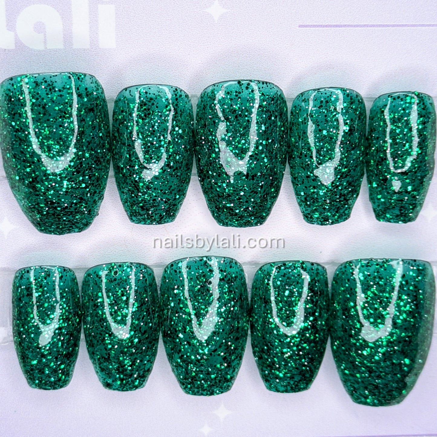 Large Coffin Short Glitter Set