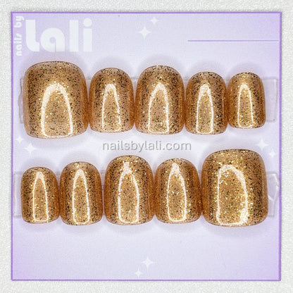 Large Square Short Glitter Set