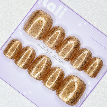 Large Square Short Glitter Set