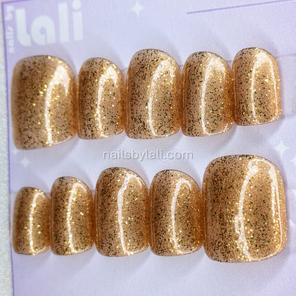 Large Square Short Glitter Set