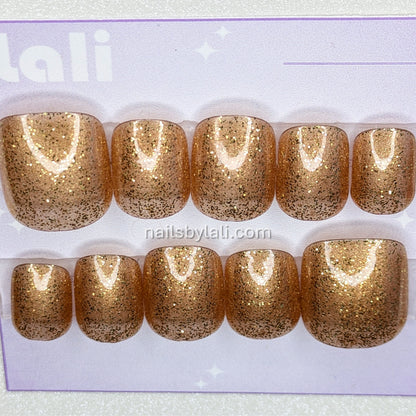 Large Square Short Glitter Set